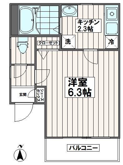 リヴュール大塚101_間取り図