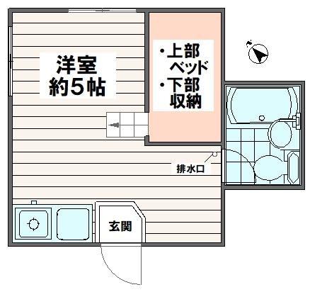 ニッシンハイツ301_間取り図