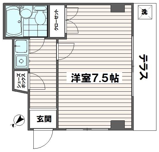 エテルナ北大塚101_間取り図